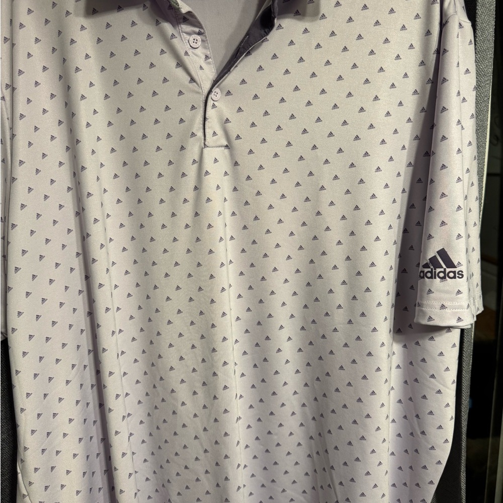 Adidas Men's White Polo Shirt